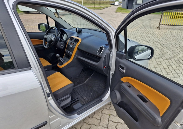 Opel Agila cena 17600 przebieg: 55500, rok produkcji 2010 z Świdnica małe 407